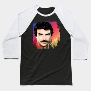 Tom Selleck-Retro Limited Edition Baseball T-Shirt